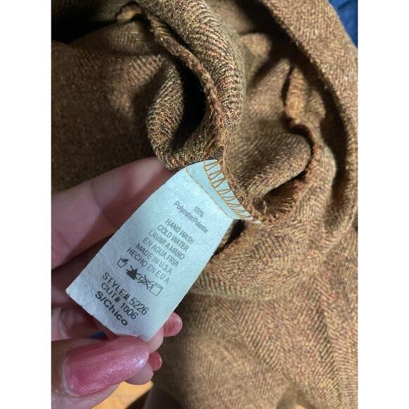 Vtg Forever 21 90s Low Rise Flare Plaid Pants Academia Grunge Y2K Brown Size Sm - Picture 6 of 7